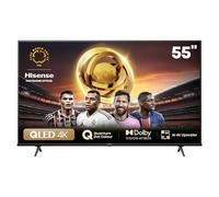 Hisense Smart TV 55 Pouces 55E7NQ QLED 4K UHD Téléviseur, Dolby Vision Atmos, Mode Sport IA MEMC, HDR, VIDAA avec Youtube, Netflix, Disney+, Canal +, Commande vocale Alexa
