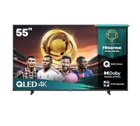 Hisense Smart TV 55 Pouces 55E7Q QLED 4K UHD Téléviseur, Dolby Vision Atmos, Mode Sport IA MEMC, HDR, VIDAA avec Youtube, Netflix, Disney+, Canal +, Commande vocale Alexa