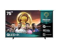 Hisense Smart TV 75 Pouces 75E7Q QLED 4K UHD Téléviseur, Dolby Vision Atmos, Mode Sport IA MEMC, HDR, VIDAA avec Youtube, Netflix, Disney+, Canal +, Commande vocale Alexa