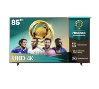 Hisense 85A6Q - UHD 4K Smart TV 85 pouces, Dolby Vision, escalade IA 4K, mode jeu plus, mode sport IA, DTS Virtual X, contrôle vocal, double contrôle du volume, gestion automatique des canaux TNT