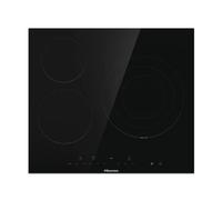 hisense table de cuisson vitrocéramique 60cm 3 feux 5700w noir E6332BSCE