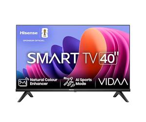 Hisense Téléviseur connecté 40 Pouces 40A4N - Full HD 60Hz, Mode Sport IA, Dolby Audio, VIDAA OS avec Youtube, Netflix, Canal +