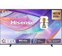 Hisense Téléviseur QLED 58E7S 146 cm 2026 Noir Classe énergétique E