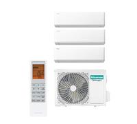 Hisense Uni Air Climatisation Trial Split 3AMW62U4RGC 9000+9000+12000 Btu, R32, Inverter, Self-Cleaning, Minuterie, Oscillation automatique, WiFi, Nouveau Modèle 2025, A++/A++