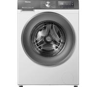 Hisense WD3S9043BW7 Lave-sécheuse 9 + 6 kg, 1400 Rpm, 15 programmes automatiques, vapeur, moteur inverter 30%/D, écran LED, gris, WiFi