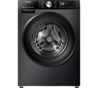 Hisense WF3S1043BB3 Machine à laver avec fonction vapeur-10,5 kg-1400 U-Min-ConnectLife16 Programme-Anti-Allergie Programme-Linge Bébé AutoWash-QuickWash 15 min-Duvet Eco 40-60°C 20% Noir