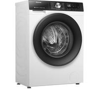Hisense WF3S1043BW3 Machine à laver à vapeur Classe A, 10,5 kg, connectivité Wi-Fi, fonction vapeur 99,9%, lavage de voiture, charge rapide 38,1 cm, blanc