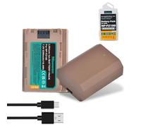 Hisewen Batterie USB NP-FZ100 2280 mAh compatible avec les appareils photo Sony Alpha A7III, A7RIII, A7R IV, A7R V, A7C, A7C II, A7CR, A9, A7SIII, A6600, A9II, A9III, FX3, ZV-E1.