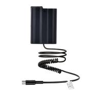 Hisewen EN-EL15 Batterie factice EP-5B DC Coupleur pour appareils photo Nikon Z8 Zf Z6 Z6II Z7 II Z5 D850 D810 D810A D780 D750 D610 D500 D7500 D7200