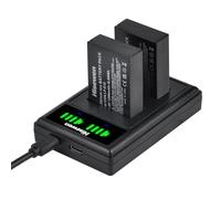 Hisewen LP-E12 Batterie 2Pack, Dual USB Chargeur pour Canon EOS M, EOS M2, EOS M10, EOS M50, EOS M50 Mark II, EOS M100, EOS M200, Rebel SL1, Powershot SX70 HS Appareil Photo numérique