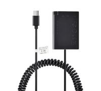 Hisewen LP-E17 Batterie factice DR-E18 Coupleur DC Type C pour appareils photo Canon EOS Rebel T6i T7i T8i T6s SL2 SL3 RP R10 77D 200D 250D 750D 760D 800D 850D