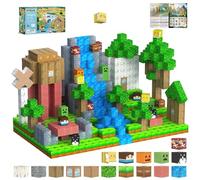 HISHOPTOY Blocs de Construction magnétiques 108 pièces Enfants à partir 3 4 5 6 7 8 Ans Cadeau d'anniversaire pour garçons Filles Jouets Montessori créatifs Enfants Monde la