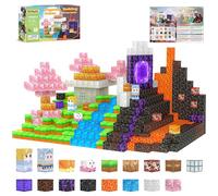 HISHOPTOY Blocs de Construction magnétiques 150 pièces Jouets Enfants Cadeau d'anniversaire à partir de 3 4 5 6 7 8 9 Ans Montessori STIM Jouets créatifs pour Enfants Monde