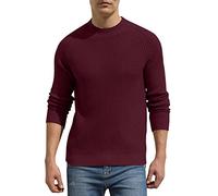 Hisir Chemise décontractée pour homme - T-shirt simple et simple - Montrez votre esprit héroïque, 5906 Bordeaux, S