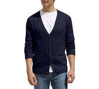 Hisir Chemise décontractée pour homme - T-shirt simple et simple - Montrez votre esprit héroïque, Bleu marine 5704, S