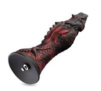 Hismith gode dragon 25.9 cm gode animal, gode anal pour sex machine,godemichets femme avec système KlicLok,gode ventouse de 19.8 cm de longueur insérable, gode anal