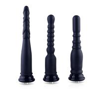 Hismith plug anal 3 pièces sex toys anals pour sex machine, gode anal avec le système KlicLok, anal plug pour love machine, gode ceinture anale couple pour Hommes et femmes- - jouet anal
