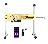 Hismith sex machine,fuck machine avec gode,love machine avec télécommande APP,avec système KlicLok,sex toýs femme et homme,sex toys （Golden）