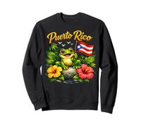Hispanic Heritage Month Coqui Frog Puerto Rico Boricua Taino Sweatshirt