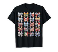 Hispanic Heritage Month Countries Flags Maestra Coquette Bow T-Shirt Graphique avec Valeur