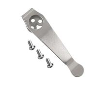 hiSpkNix Clip de poche profond en titane pour couteaux Spyderco Para 3 et paramilitaires 2 - Finition délavée personnalisée avec 3 vis