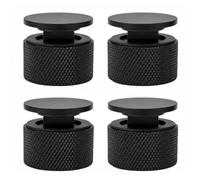 hiSpkNix Lot de 2 vis de rechange en aluminium pour casque de soudage | Compatible avec les casques en fibre de métal 2090, 3C Headgear et Pipeliner, matériel moleté anodisé noir