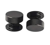 hiSpkNix Pièces de rechange pour casque de soudage : 3 miroirs, fixations de capot de tuyauterie, vis de capot rabattable en aluminium - 1 paire moletée anodisée noire