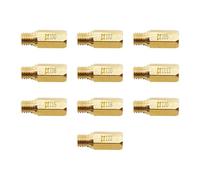 HISports Lot de 10 gicleurs principaux pour carburateur de moto 100-122 - Kit de buses jet (100/102/105/108/110/112/115/118/120/122) - Compatible avec PWK Motoforce, OKO, YSN, KOSO