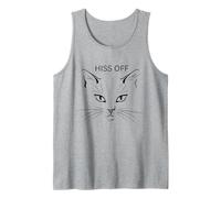 Hiss Off Cat Funny Sarcastic Cats Lovers Cat Lovers Débardeur
