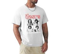 Hist The Doors Jim Morrison T Shirt Funny Birthday Cotton Tee Vintage Gift for Men.