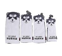 HISTAR Golf Driver Head Corver Husky Cartoon Animal Golf Cover, Woods Putter (L,M,M,S)