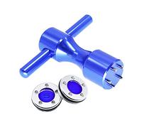 HISTAR Lot de 2 poids de golf personnalisés bleus + clé bleue pour putters Titleist Scotty Cameron