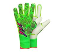 HISTARSTORE5 Gants de gardien de but de football, forte adhérence, antidérapants et respirants pour adultes et enfants (vert, 9)