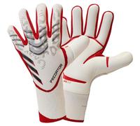 HISTARSTORE5 Gants de gardien de but de football, forte adhérence, antidérapants et respirants pour adultes et enfants (blanc, 8)