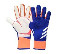 HISTARSTORE5 Gants de gardien de but de football, gants d'entraînement à forte adhérence, antidérapants et respirants pour adultes et enfants (bleu, 9)