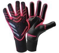 HISTARSTORE5 Gants de gardien de but de football, gants d'entraînement à forte adhérence, antidérapants et respirants pour adultes et enfants (noir, 8)