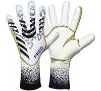 HISTARSTORE5 Gants de gardien de but de football, gants d'entraînement à forte adhérence, antidérapants et respirants pour adultes et enfants (blanc violet, 8)