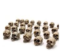 Histeaa 40 Pièces Moderne Mini Crâne Bricolage Halloween Décoration Drôle Modèle Collection