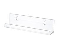 Histeaa 8 Pièces 7 Pouces Présentoir de Disque Acrylique Clair Mural Support de Disque Vinyle Étagère LP Disque Album Stora