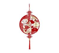 Histeaa Décor du an Lunaire Chinois 2024 Fête du du Vietnam Pendentif Suspendu Pendentif Nœud Chinois Décoration de Tet 2 Installation Facile