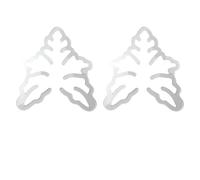 Histeaa Ensemble de Pinces en Bambou Forme Coquille de Tortue, Support en Plastique pour Tige Plante, Support de Feuille de Plante Verte en Forme de Fleur, Coquille de Tortue en Bambou B