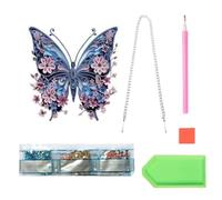 Histeaa Kit de Peinture de Pendentif en Diamant à Faire Soi-Même, Ornements Suspendus, Peinture de Pierres Précieuses, Art pour Décoration de Porte Murale