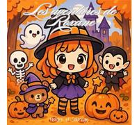 Histoire à colorier Halloween - Les aventures de Roxane (coloriage): Une histoire magique à colorier kawaï pour enfants