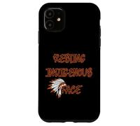 Histoire américaine du Visage autochtone au Repos Coque pour iPhone 11