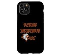 Histoire américaine du Visage autochtone au Repos Coque pour iPhone 11 Pro