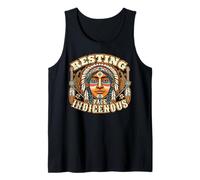 Histoire américaine du Visage autochtone au Repos Débardeur