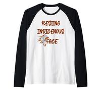 Histoire américaine du Visage autochtone au Repos Manche Raglan