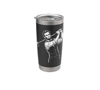 Histoire amusante du club de golf Abraham Lincoln Swinging Gobelet isotherme en acier inoxydable double paroi