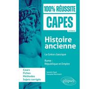 Histoire ancienne : - La Grèce classique - Rome : République et Empire CAPES d'histoire-géographie - Yannick Clavé - Ellipses - broché - Essai