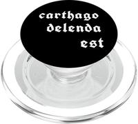 Histoire Carthage Doit être détruite carthago Delenda est PopSockets PopGrip pour MagSafe